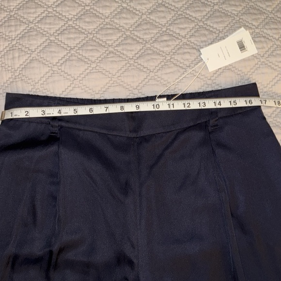VINCE Silk-Blend High-Waist Pull-On Pants - Picture 12 of 14